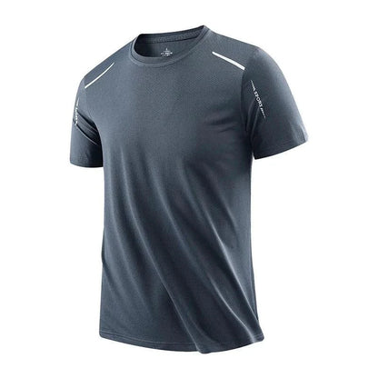 CHRLCK Men's Quick Dry Running T Shirt Size M Breathable Outdoor Sports Tee Hiking Fishing Summer Essentials