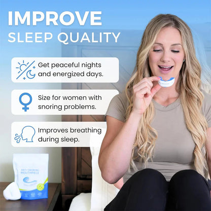 Anti-Snoring Mouthpiece – Adjustable Night Mouth Guard for Snoring