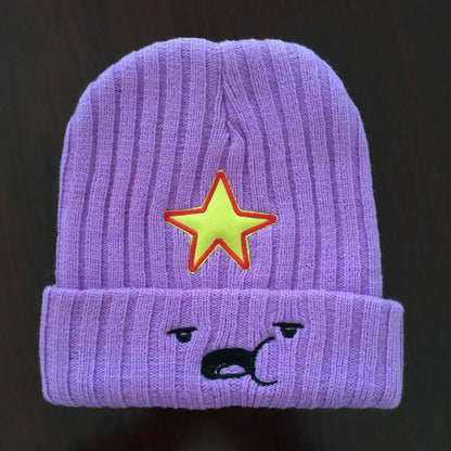 Embroidered Woolen Winter Pullover Hat