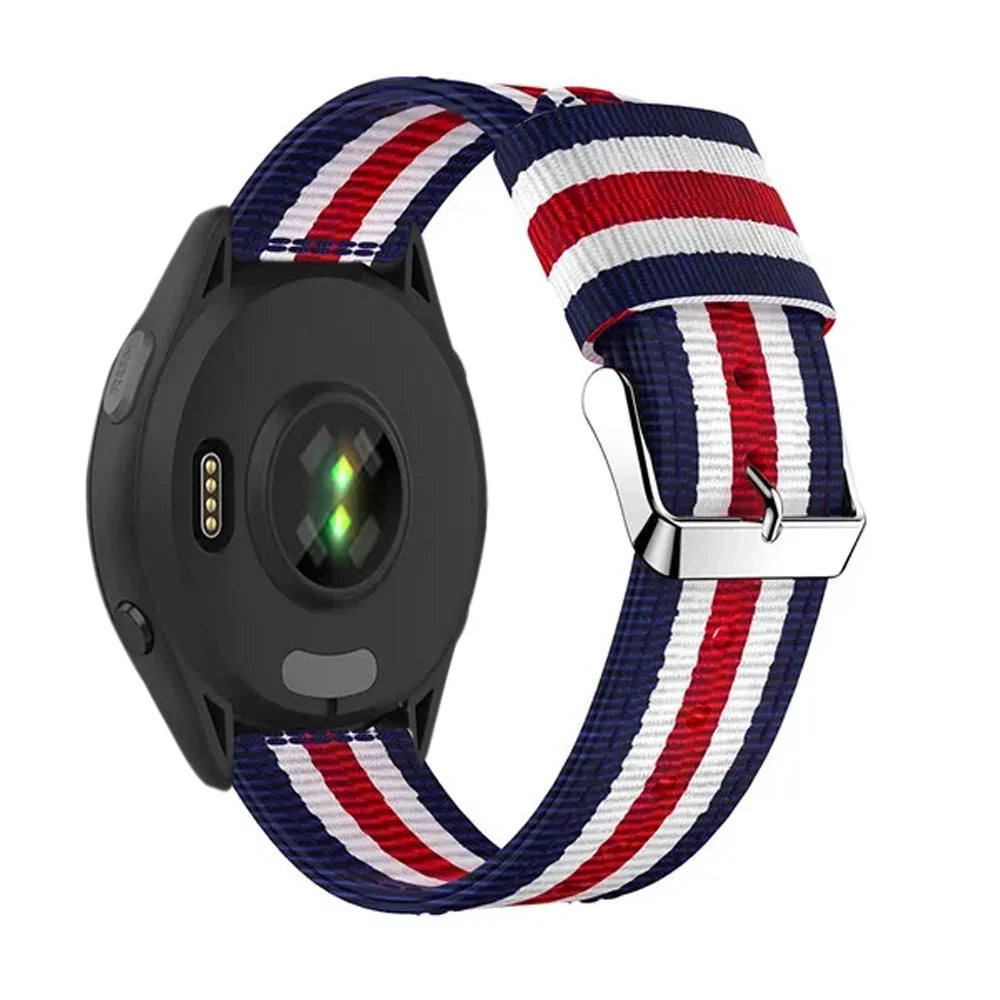 Garmin Canvas Nylon Watch Band - Buckle Strap