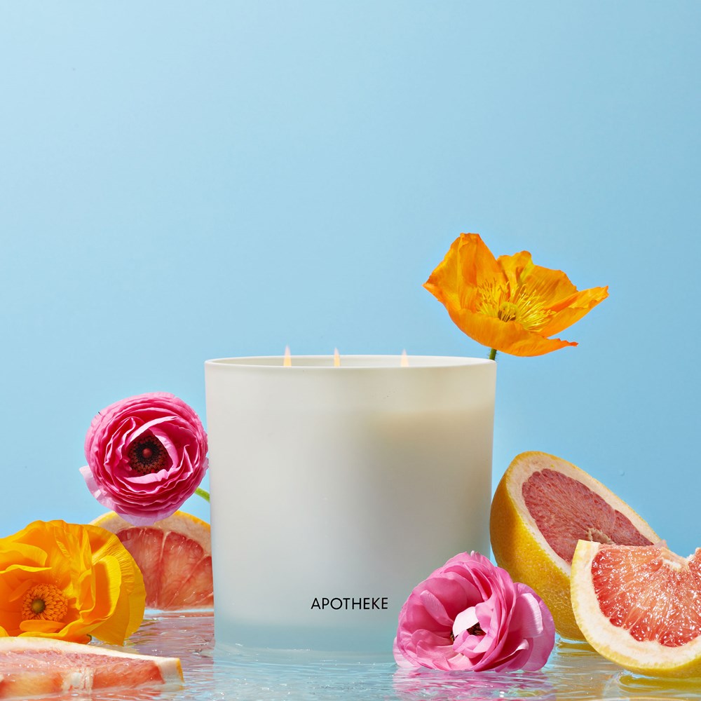APOTHEKE Sea Salt Grapefruit 3-Wick Candle