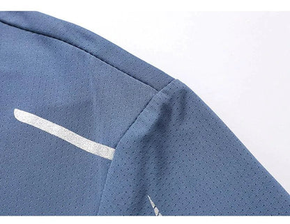 CHRLCK Men's Quick Dry Running T Shirt Size M Breathable Outdoor Sports Tee Hiking Fishing Summer Essentials