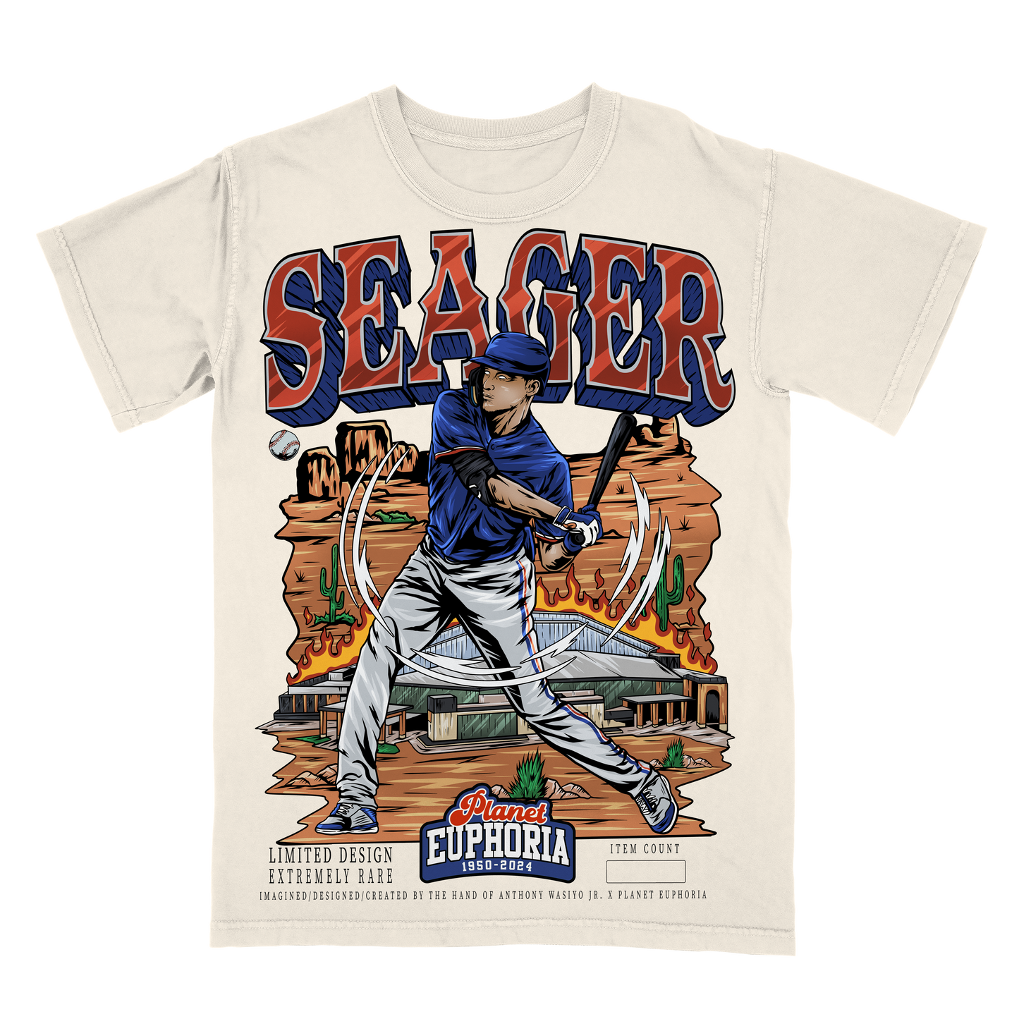 Youth Corey Seager Limited Edition MLB Player Graphic T-Shirt