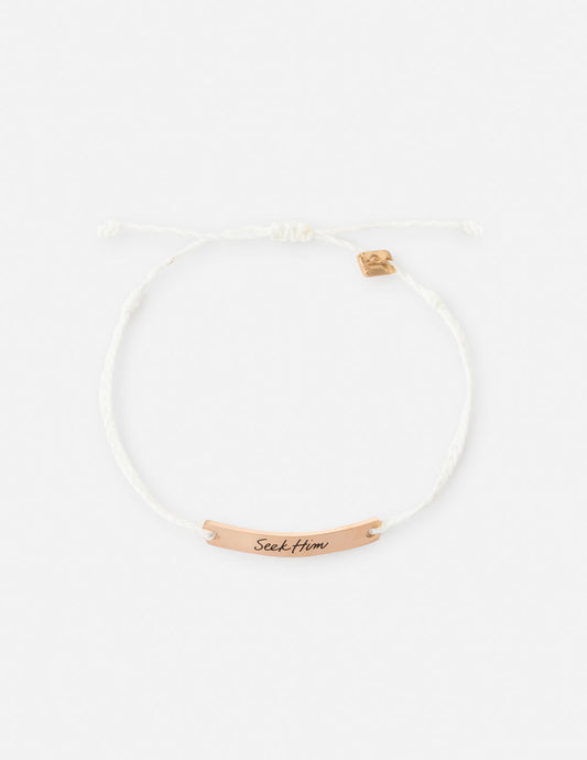 Elevated Faith Seek Him Bracelet
