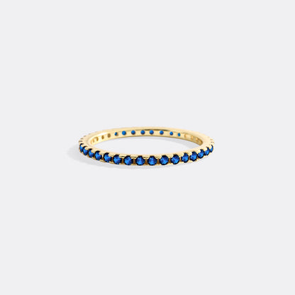 Mint & Lily September Birthstone Eternity Stacking Ring