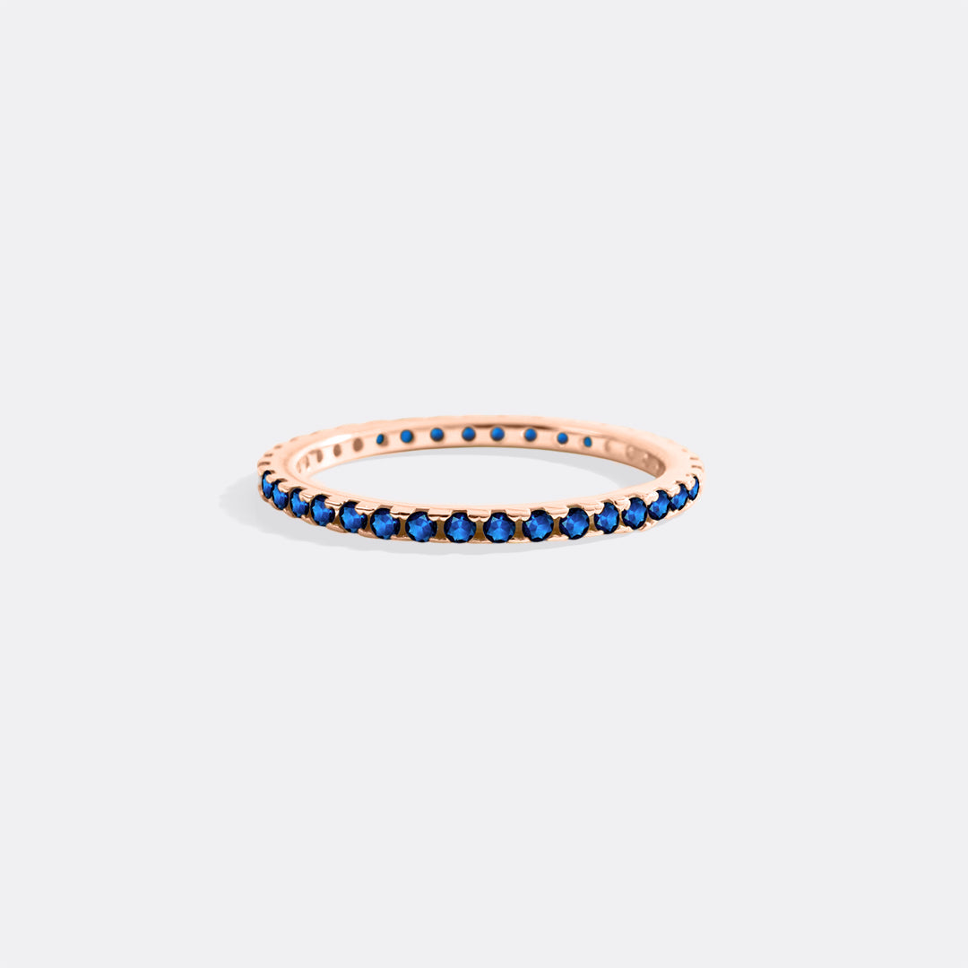 Mint & Lily September Birthstone Eternity Stacking Ring