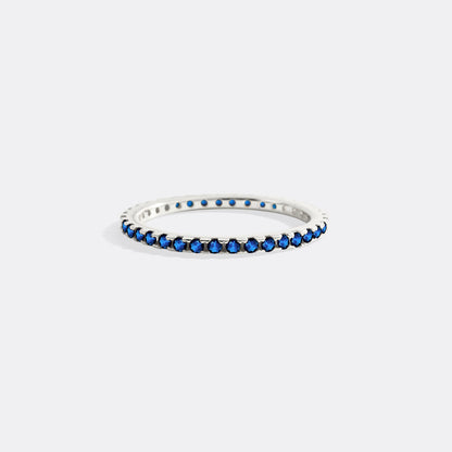 Mint & Lily September Birthstone Eternity Stacking Ring