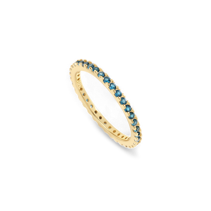 Mint & Lily September Birthstone Eternity Stacking Ring