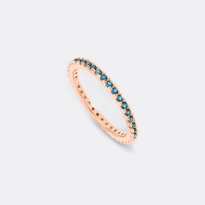 Mint & Lily September Birthstone Eternity Stacking Ring