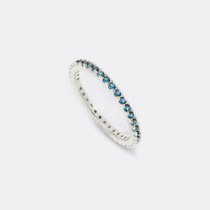 Mint & Lily September Birthstone Eternity Stacking Ring