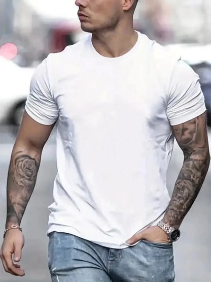 Mandotos Cotton T Shirts Pack Of Five Short Sleeve O Neck Casual Basic Oversize For Men And Women