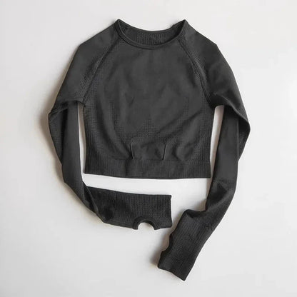 Seamless Yoga Crop Top for Women