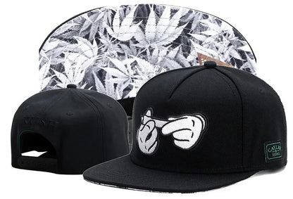 Classic Snapback Hat – Flat Bill Adjustable Baseball Cap