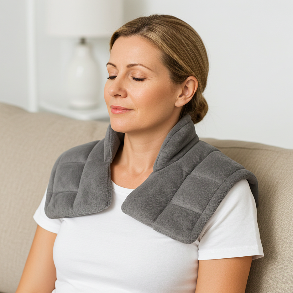 Soothing Herbal Neck & Shoulder Wrap – Hot/Cold Aromatherapy