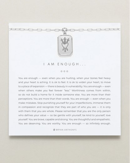 I Am Enough Statement Necklace