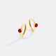 18k Gold Over Sterling Silver