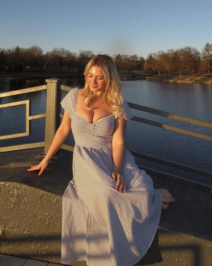 It's My Day Woven Midi Dress
