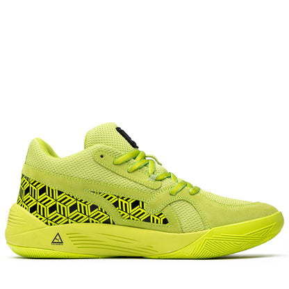 Puma Men's Trc Blaze Court 'Mcm Acid Lime' Sneakers