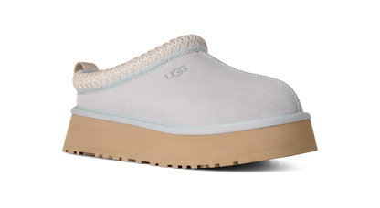 UGG Tazz II Womens Platform Clogs — Sky Blue Suede