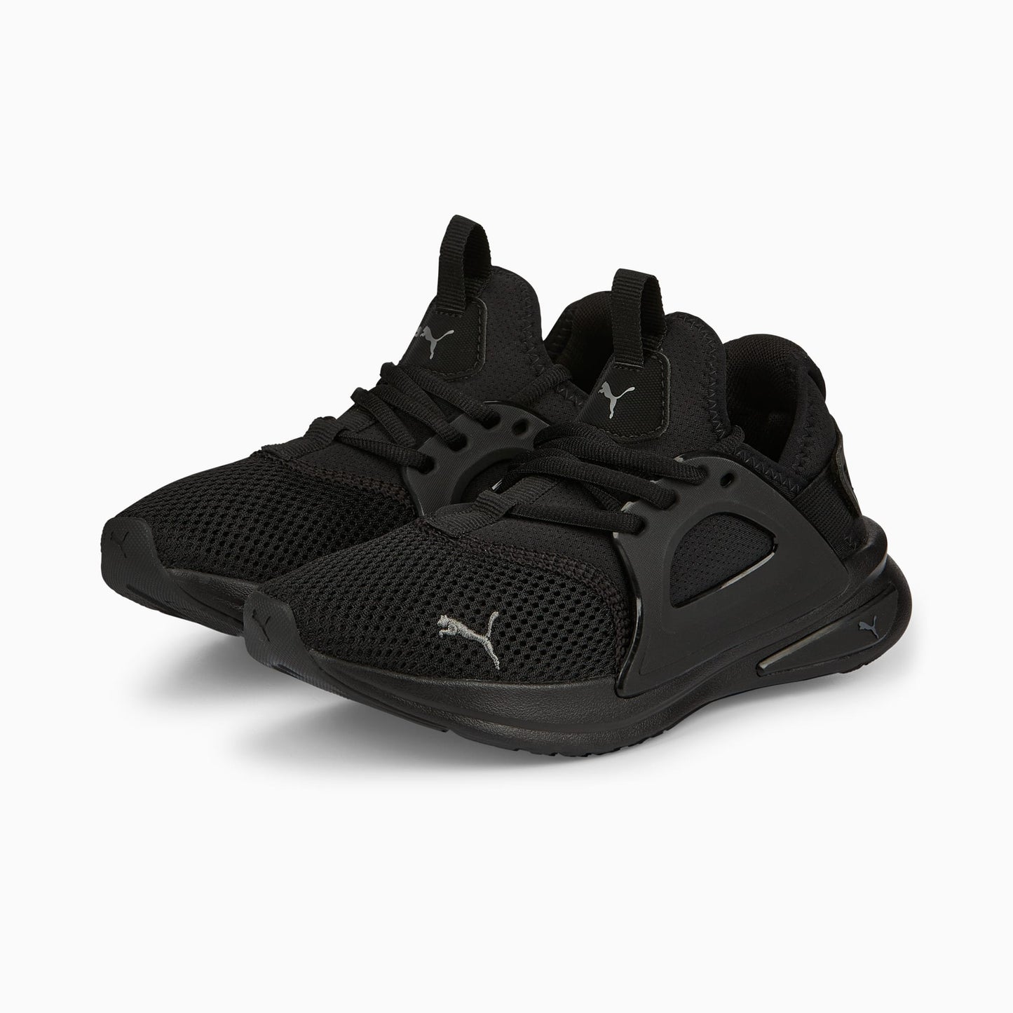 Puma Grade School Softride Enzo Evo 'Black' Sneakers