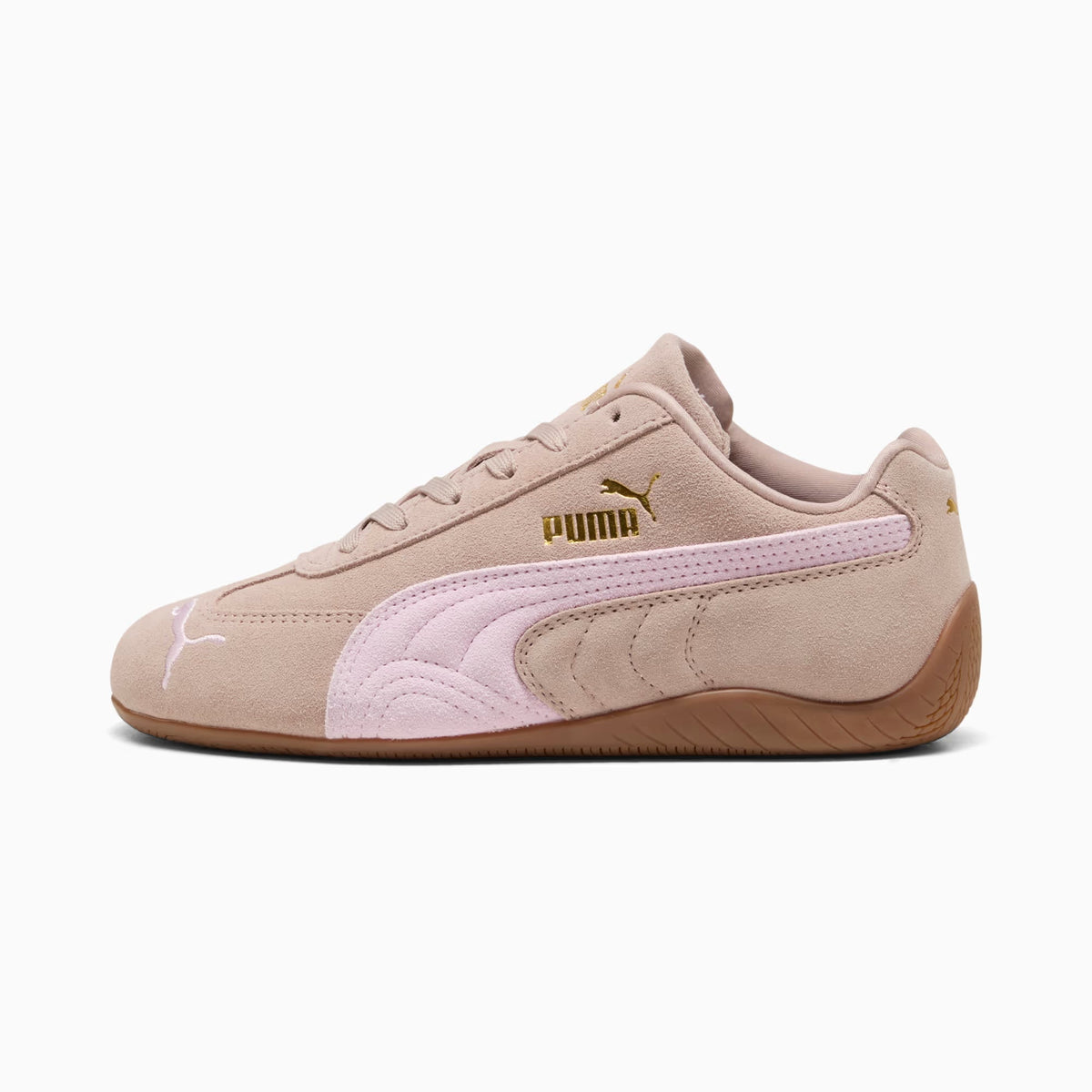 PUMA Speedcat OG Big Kids (GS) Sneakers — Rose Latte/Pearl Pink Suede Low-Top