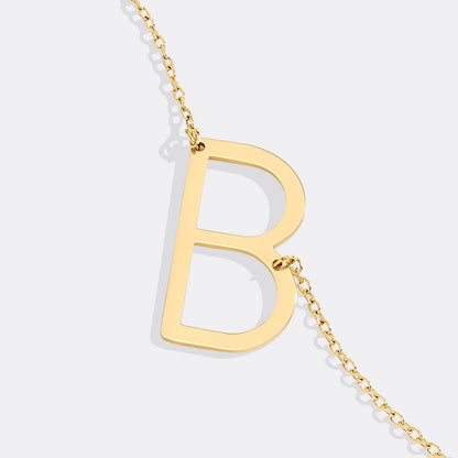 Mint & Lily Statement Initial Necklace