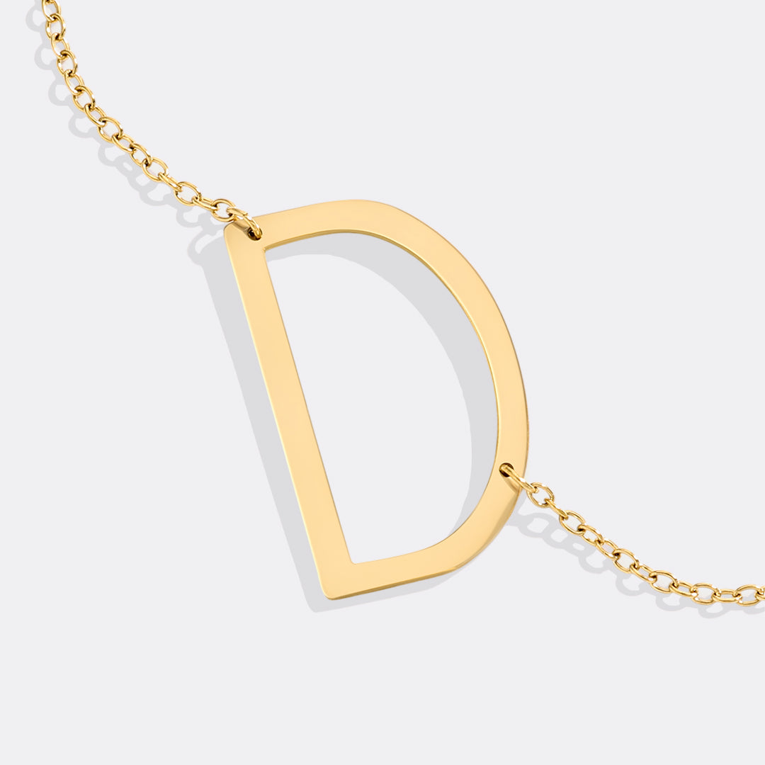 Mint & Lily Statement Initial Necklace