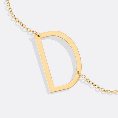 Mint & Lily Statement Initial Necklace