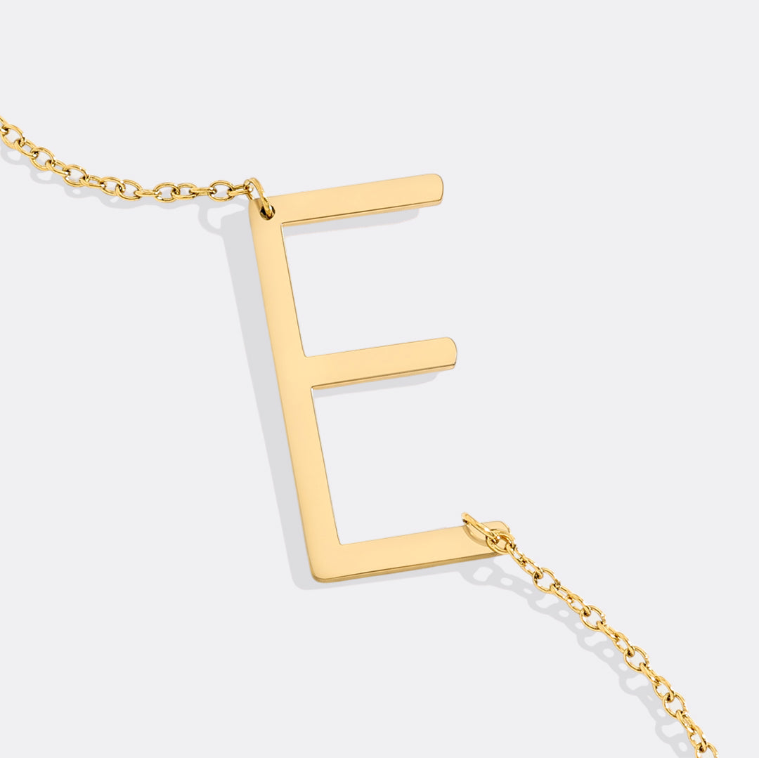 Mint & Lily Statement Initial Necklace