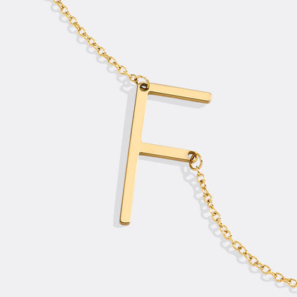 Mint & Lily Statement Initial Necklace