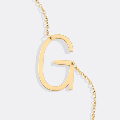 Mint & Lily Statement Initial Necklace