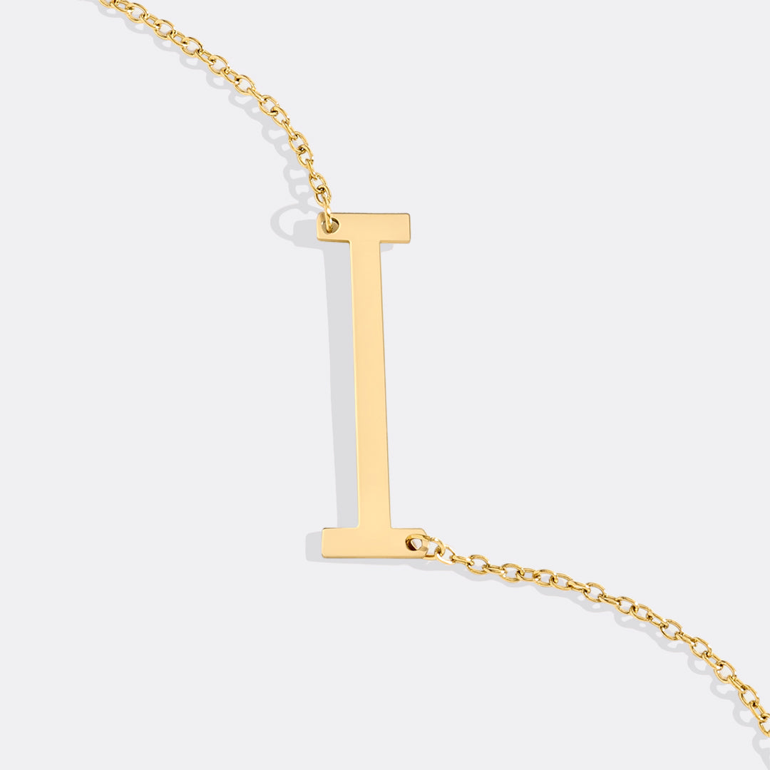 Mint & Lily Statement Initial Necklace