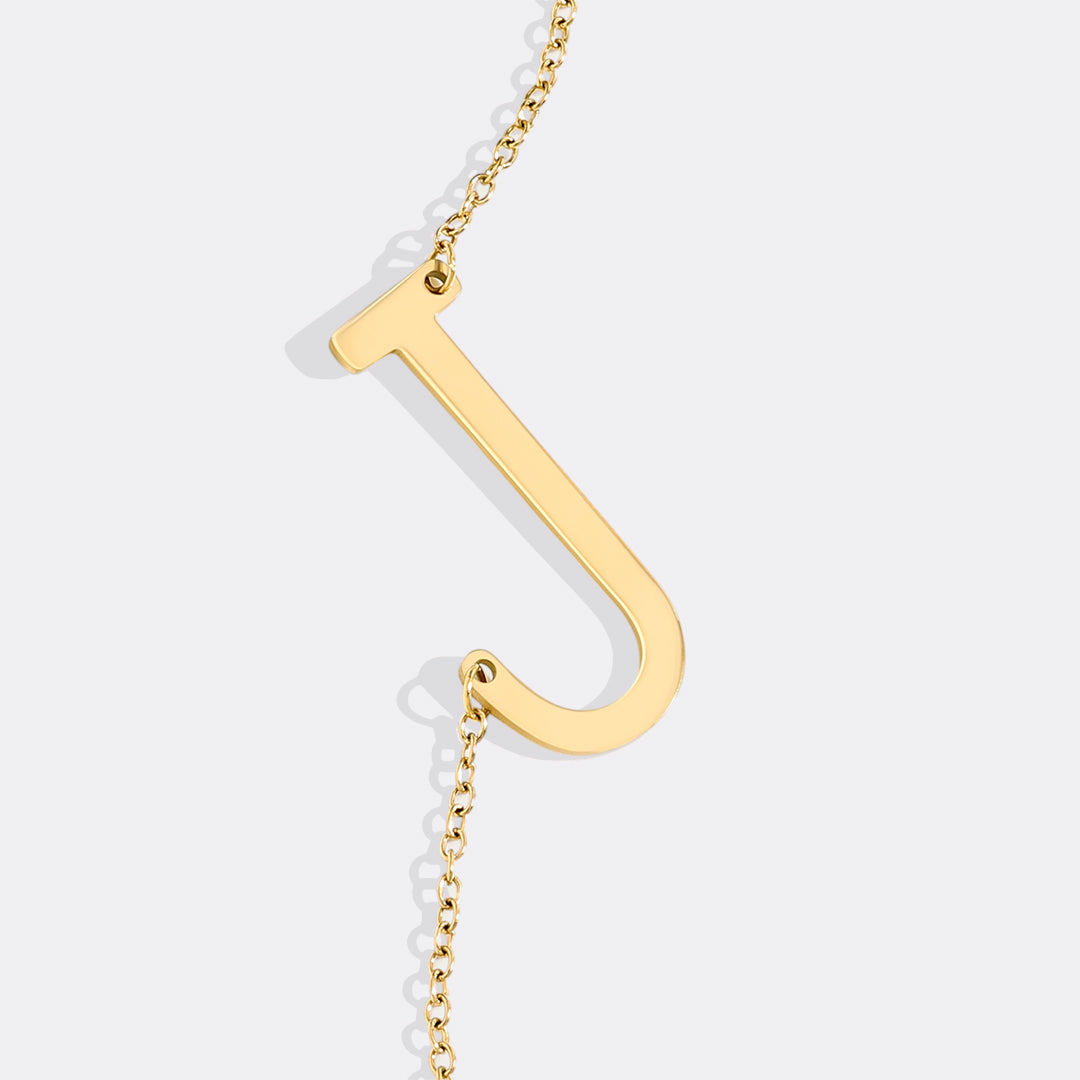 Mint & Lily Statement Initial Necklace