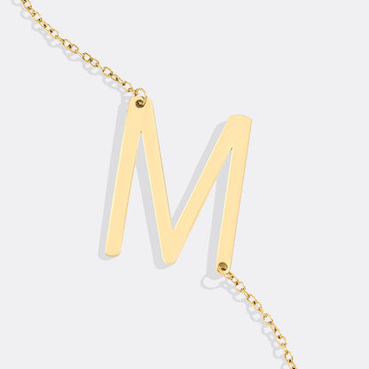 Mint & Lily Statement Initial Necklace