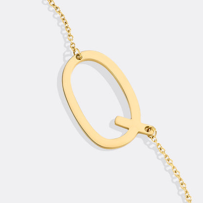 Mint & Lily Statement Initial Necklace