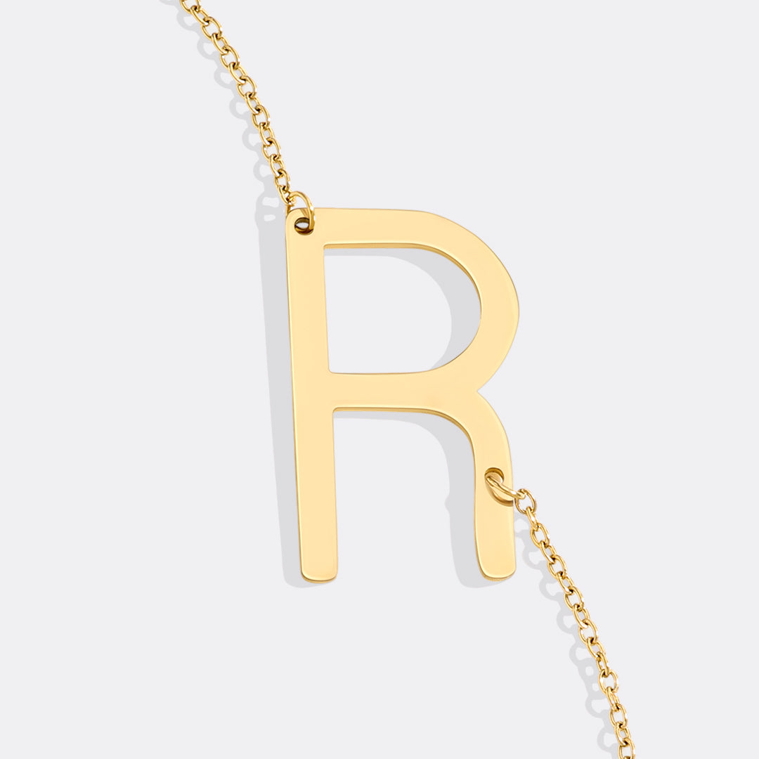 Mint & Lily Statement Initial Necklace