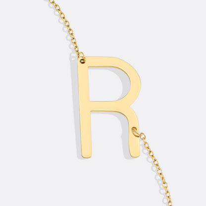 Mint & Lily Statement Initial Necklace