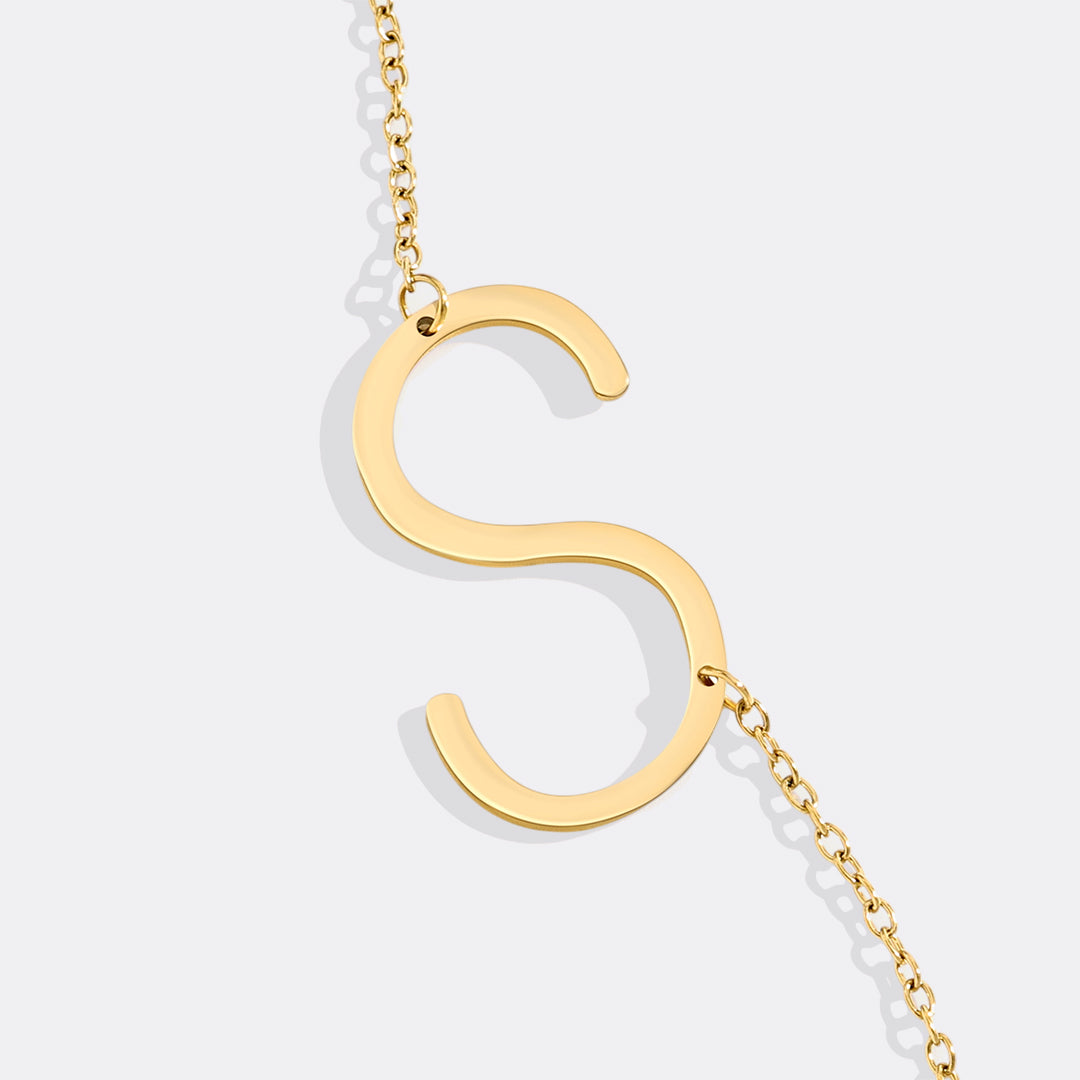 Mint & Lily Statement Initial Necklace