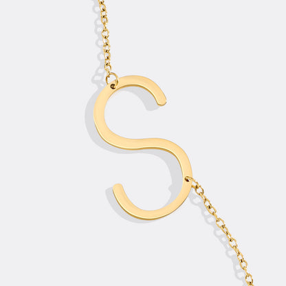 Mint & Lily Statement Initial Necklace