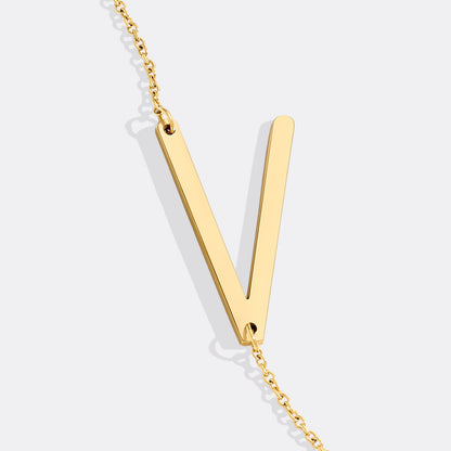 Mint & Lily Statement Initial Necklace