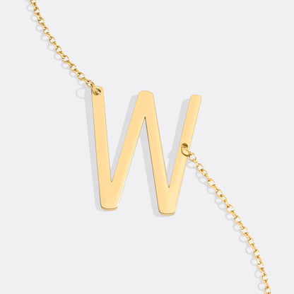 Mint & Lily Statement Initial Necklace