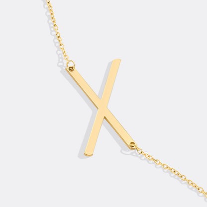 Mint & Lily Statement Initial Necklace
