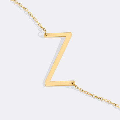 Mint & Lily Statement Initial Necklace
