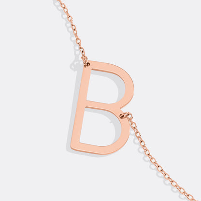 Mint & Lily Statement Initial Necklace