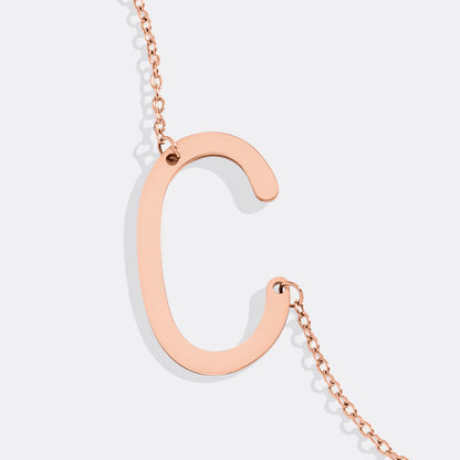 Mint & Lily Statement Initial Necklace