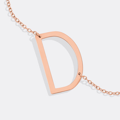 Mint & Lily Statement Initial Necklace