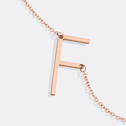 Mint & Lily Statement Initial Necklace