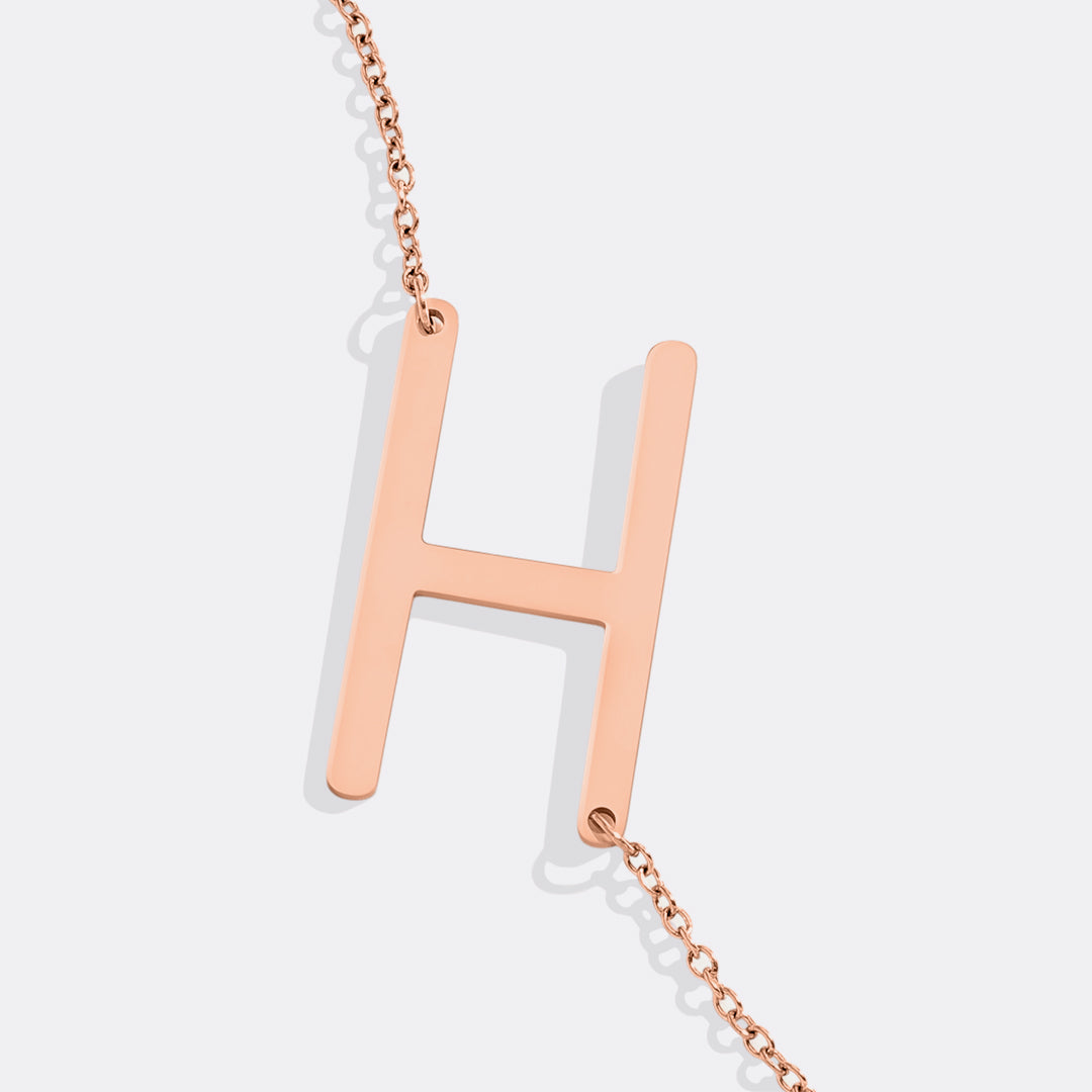Mint & Lily Statement Initial Necklace
