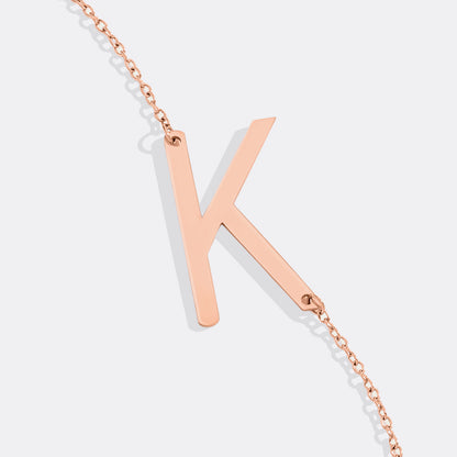 Mint & Lily Statement Initial Necklace