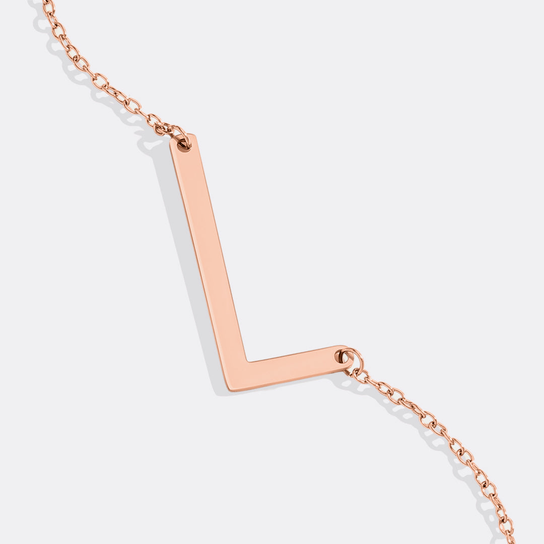 Mint & Lily Statement Initial Necklace